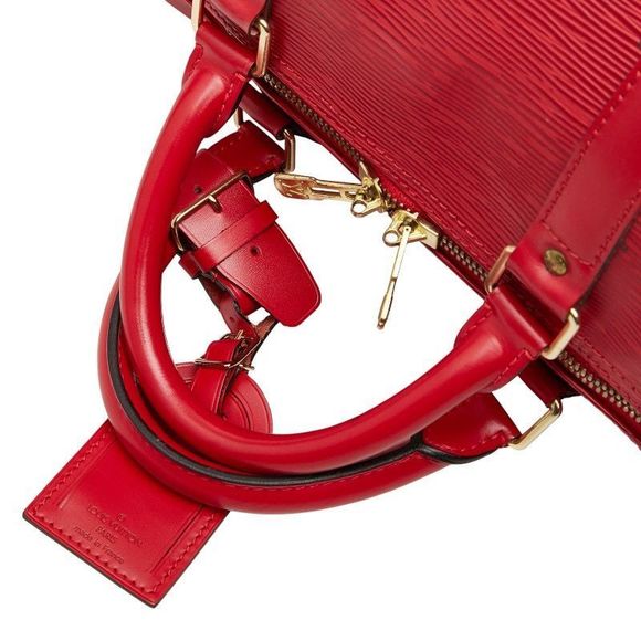Louis Vuitton Epi Keepall 55 M42957 Castilian Red Leather Women Louis Vuitton - Picture 8 of 10